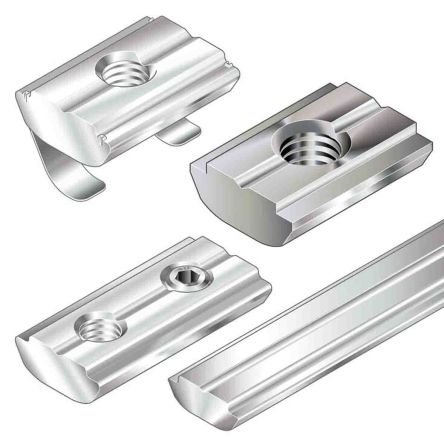 Bosch Rexroth T-Slot Verbindungskomponente, Schiebeblock, Einschwenkbar, Befestigungs- Und Anschlusselement Für 8mm,