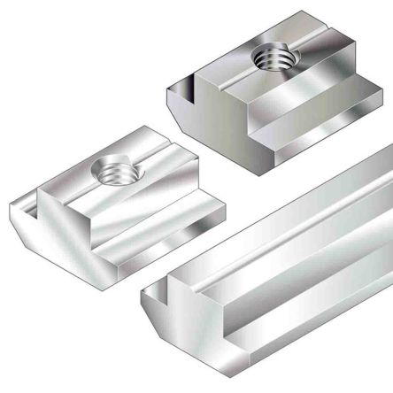 Bosch Rexroth Verbindungskomponente, Schleifblock, Befestigungs- Und Anschlusselement Für 10mm, M8 Passend Für 40 Mm,