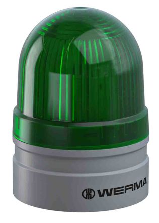 Werma EvoSIGNAL Mini, LED, Blink Signalleuchte Grün, 115 → 230 V Ac, Ø 62mm X 85mm