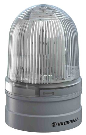 Werma EvoSIGNAL Midi, LED Signalleuchte Weiß, 115 → 230 V Ac, Ø 120mm X 173mm