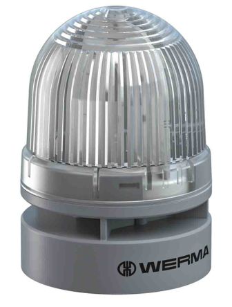 Werma Indicator Luminoso Y Acústico LED EvoSIGNAL Mini, 24 V Dc, Blanco