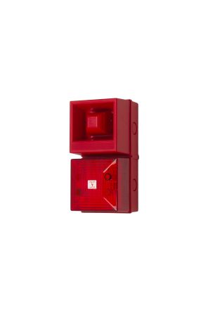 Clifford & Snell YL40 Xenon, Stroboskop-Licht Alarm-Leuchtmelder Rot / 108dB, 115 V Ac
