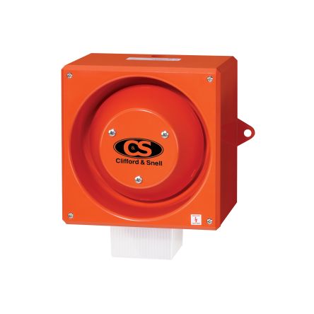 Clifford & Snell YL80 Xenon, Stroboskop-Licht Alarm-Leuchtmelder Opal / 116dB, 115 V Ac