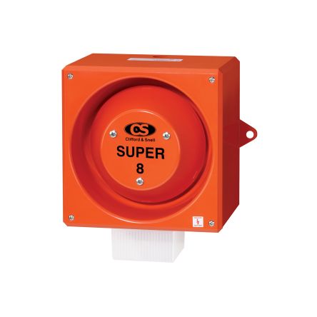 Clifford & Snell YL80 Super Xenon, Stroboskop-Licht Alarm-Leuchtmelder Opal / 120dB, 115 V Ac