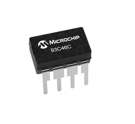 Microchip Memoria EEPROM Seriale Microwire, Da 1kbit, DFN/TDFN, MSOP, PDIP, SOIC, SOT-23, TSSOP, Su Foro, 8 Pin