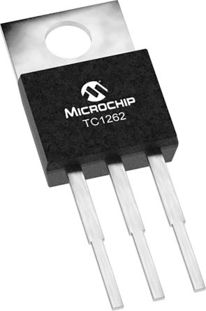 Microchip Spannungsregler 500mA, 1 Niedrige Abfallspannung TO-220, 3-Pin, Fest