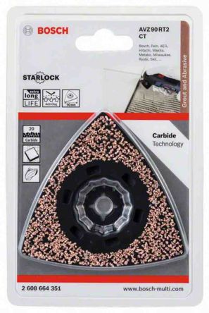 Bosch Carbide Sanding Disc, 90mm, Coarse Grade, 20 Grit, 2 608 664 351