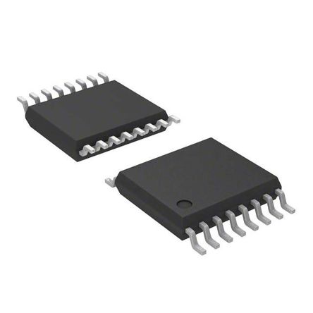 Texas Instruments 8-Kanal A/D-Wandler ADC128D818CIMT/NOPB Pseudo Differential, Single Ended, TSSOP 16-Pin