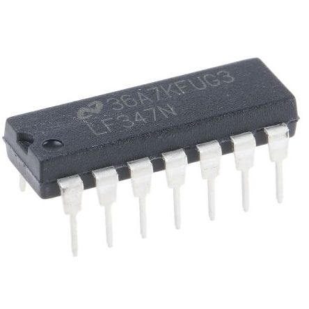 Texas Instruments Operationsverstärker LF347N/NOPB, ±18 V 4MHz PDIP, 14-Pin