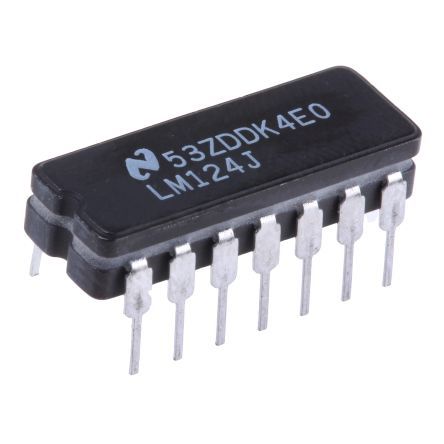 Texas Instruments Amplificadores Operacionales LM124J/PB, 3 → 32 V 1MHZ CDIP, 14 Pines