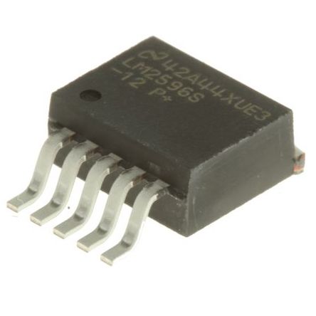 Texas Instruments LM2596S-12/NOPB Abwärtswandler / 3A, DDPAK, TO-263 5-Pin, Fest