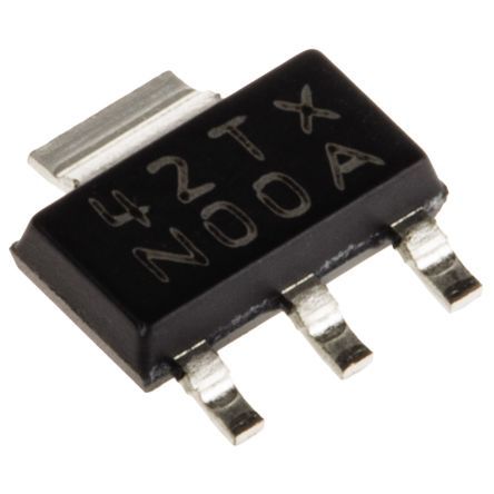 Texas Instruments LM340MP-5.0/NOPB, Single Ausgang, Positiv, Spannungsregler, Fest, 5 V / 1.5A, SOT-223, 4-Pin