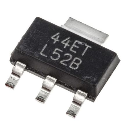 Texas Instruments Regulador De Tensión LDO, 1A 1V 3.3 V, SOT-223 4 Pines 2.5%