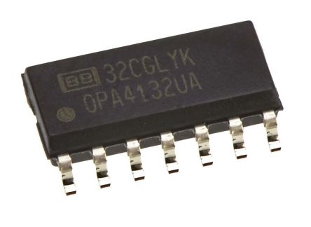 Texas Instruments Operationsverstärker OPA4132UA, 36 V 8MHz SOIC, 14-Pin