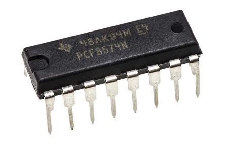 Texas Instruments E/A-Erweiterung PCF8574N, 8-Kanal I2C 100kHz, PDIP 16-Pin