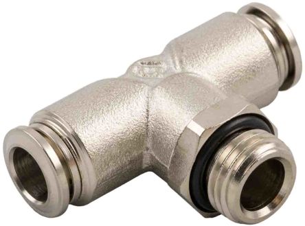 RS PRO Push-in Fitting, Push In 4 Mm To Push In 4 Mm, Threaded-to-Tube Connection Style