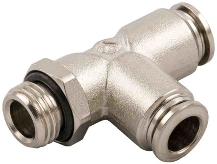RS PRO Push-in Fitting, Push In 6 Mm To Push In 6 Mm, Threaded-to-Tube Connection Style