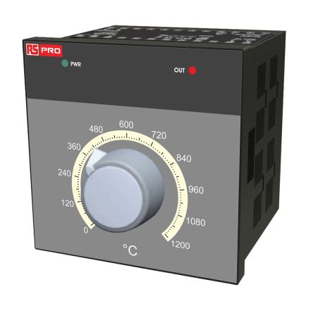 RS PRO 温控开关, 230 V ac电源, 模拟继电器输出, 72mm
