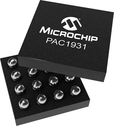 Microchip CI D'outil De Mesure D'énergie, PAC1931T-I/J6CX, UQFN, WLCSP 16 Broches
