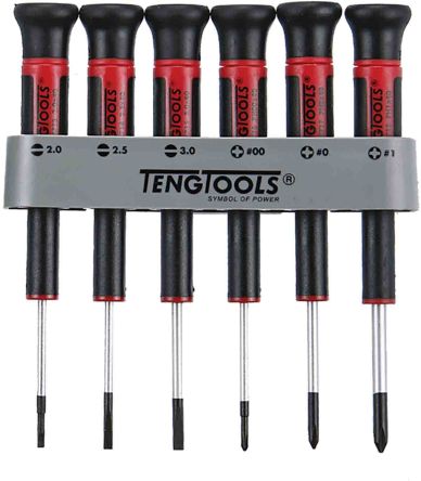 Teng Tools MDM706 Precision Screwdriver Set, 6-Piece