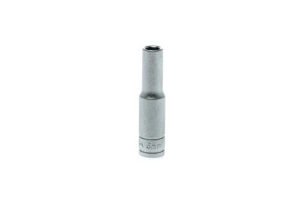 Teng Tools 1/4 In Drive 6mm Deep Socket, 6 Point, 49.5 Mm Overall Length