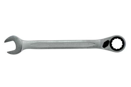 Teng Tools, SW 16 Mm Gabel‑Ring Ratschenschlüssel CrV-Stahl, Länge 208 Mm