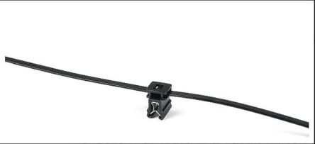 HellermannTyton Cable Tie, Assembly, 200mm X 4.6 Mm, Black Nylon, Pk-500