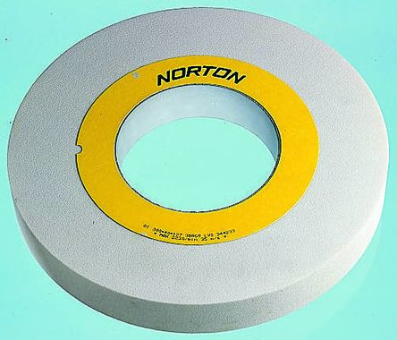 Norton 38A Straight Wheel Aluminium Oxide Grinding Wheel, 300mm Diameter, P80 Grit