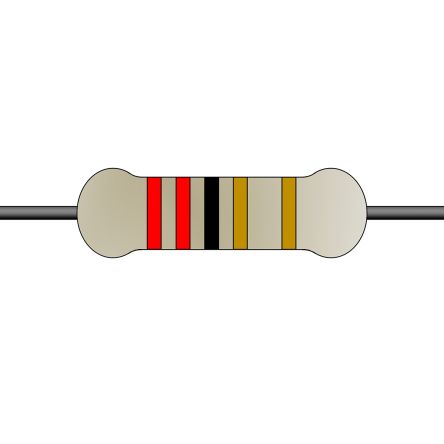 Yageo PNP THT Drahtwiderstand, Radial 22Ω ±5% / 5W