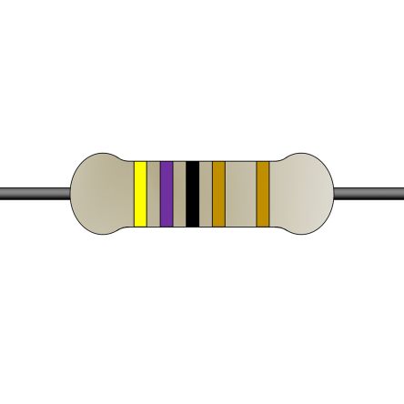 Yageo PNP THT Drahtwiderstand, Radial 47Ω ±5% / 5W