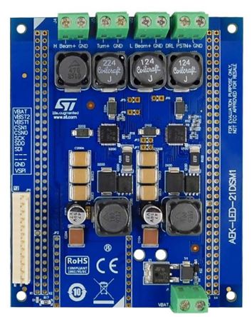 STMicroelectronics Kit De Desarrollo, Digitally Controlled LED Driver Board Para Usar Con L99LD21, SPC5-family