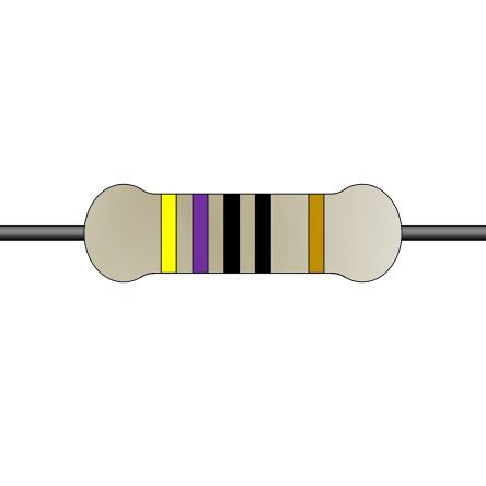 Yageo CFR Festwert Kohleschichtwiderstand 470Ω 5% / 0,25W