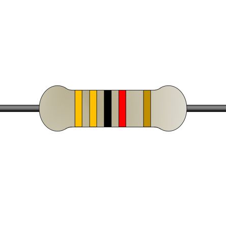 Yageo CFR Festwert Kohleschichtwiderstand, Axial 33kΩ 5% / 0,5W