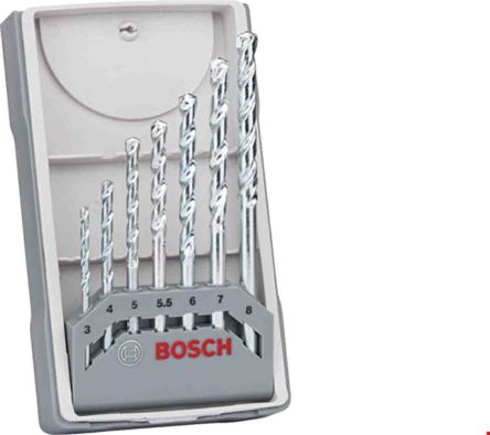 Bosch Stahl Satz 3mm → 8mm, 7-teilig Für Für Verschiedene Materialien