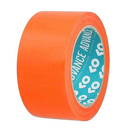 Advance Tapes AT6150 PE Abdeckband Orange, Stärke 0.11mm Gummi-Kleber 50mm X 33m