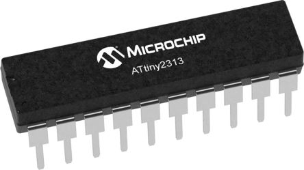 Microchip ATTINY2313-20SUR, 8bit AVR Microcontroller, ATtiny2313, 20MHz, 8 KB Flash, 20-Pin SOIC