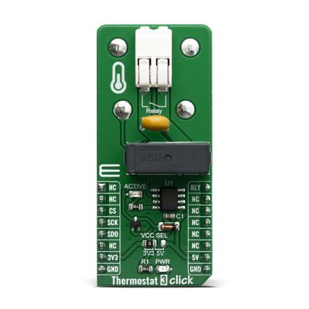MikroElektronika Mikroe-3724 Thermostat 3 Click Entwicklungskit