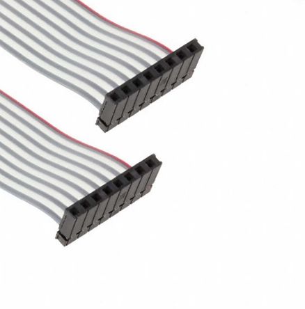 Samtec IDSS Series Flat Ribbon Cable, 457.2mm Length, IDC To IDC