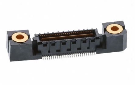 Samtec Conector Macho Para PCB Serie QMS De 52 Vías, 1 Fila, Paso 0.635mm, Montaje Superficial