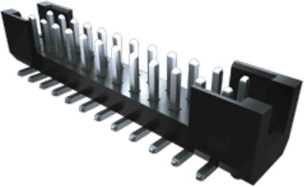 Samtec TSH Leiterplatten-Stiftleiste Horizontal, 10-polig / 2-reihig, Raster 2.0mm, Ummantelt