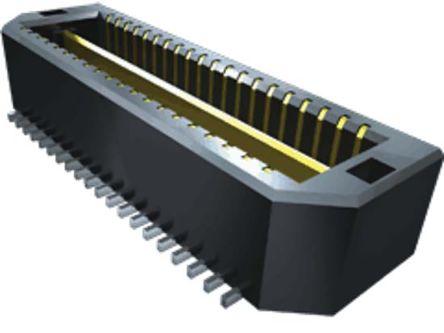 Samtec Conector Macho Para PCB Serie QTE De 40 Vías, 2 Filas, Paso 0.8mm, Montaje Superficial