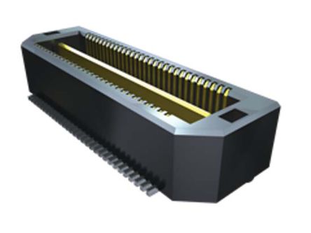 Samtec QTH Leiterplatten-Stiftleiste Gerade, 60-polig / 2-reihig, Raster 0.5mm, Ummantelt