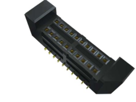 Samtec Conector Hembra Para PCB Serie SEM, De 60 Vías En 2 Filas, Paso 0.8mm, Montaje Superficial, Para Soldar