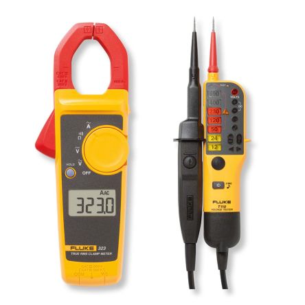 Fluke Pinza Amperimétrica 323/T110, Corriente Máx. 400A Ac, CAT III 600V