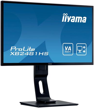 Iiyama Monitor ProLite, 24Zoll, Auflösung Max.1920 X 1080pixels LED