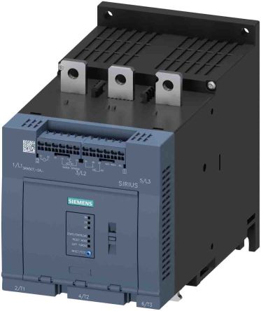 Siemens 3RW50 Sanftstarter 3-phasig 132 KW, 200 → 480 V Ac / 210 A