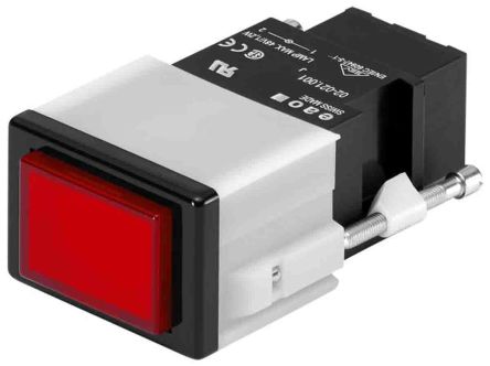EAO Leuchtmelder, Leuchtmelder-Frontelement 02, Ausschnitt-Ø 21.2 X 29.2mm LED