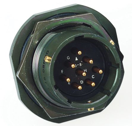 Amphenol Limited Conector Circular MIL-DTL-26482 Amphenol Macho Serie 62GB De 2 Vías Hembra, Tamaño 8, Cable