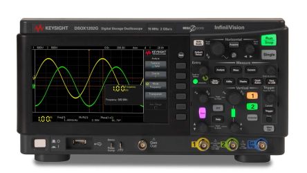 Keysight Technologies DSOX1202G InfiniiVision 1000 X Series Digital Bench Oscilloscope, 2 Analogue Channels, 70MHz - RS