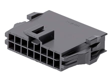 Molex 201444 Leiterplattensteckverbinder Gehäuse Buchse 2.5mm / 2-reihig Gerade